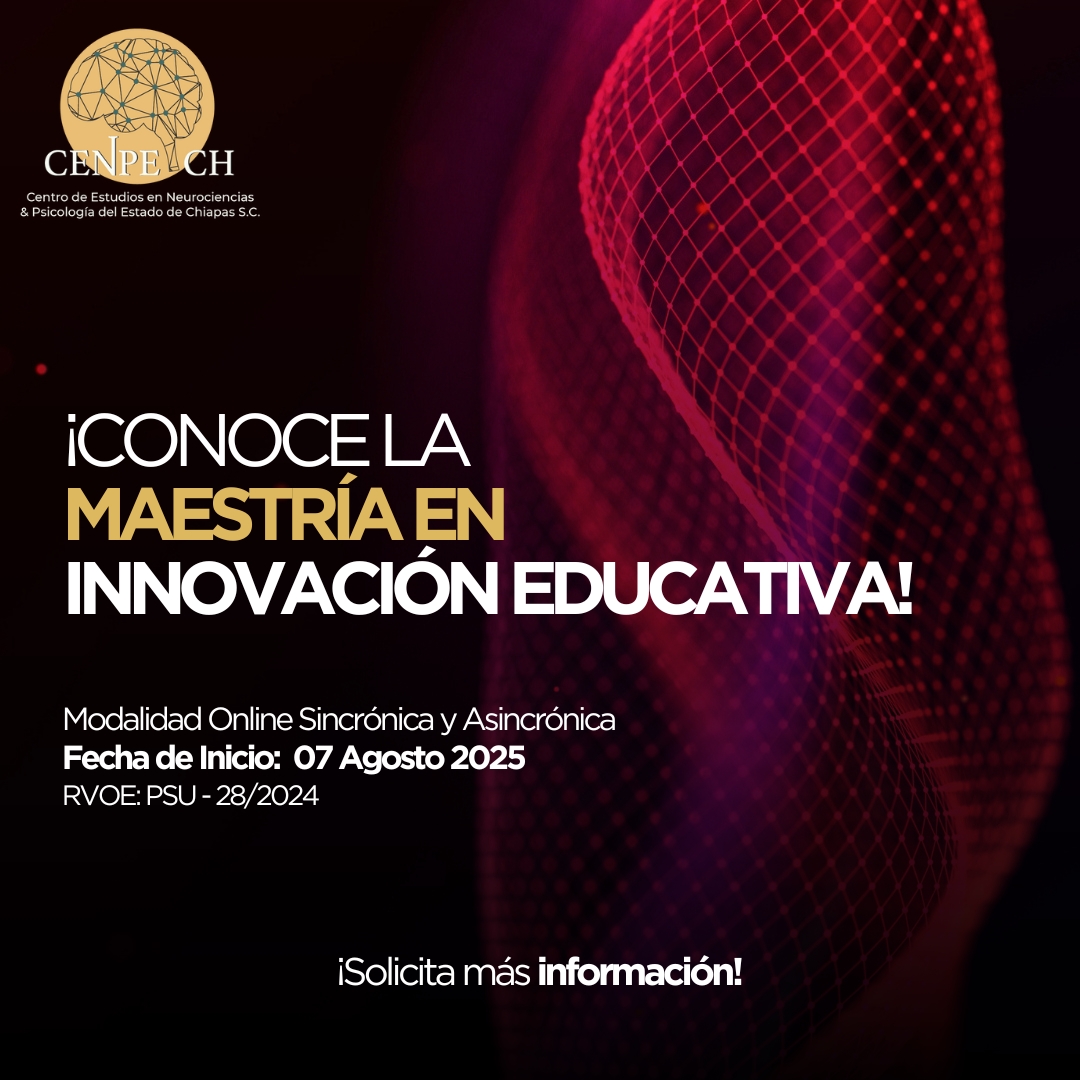 🎓✨ ¡Da el siguiente paso en tu carrera profesional! Conoce la Maestría en Innovación Educativa que CENPECH tiene para ti.🧠📚